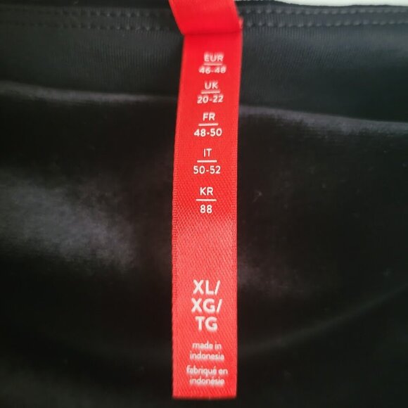 Spanx Velvet Leggings Black Women XL Excellent Condition Party Holiday Classic - Picture 4 of 7